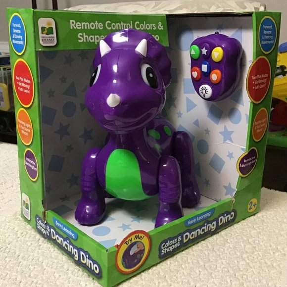 Dinasaur The Learning Journey Colors & Shapes Dancing Dino Kids Toys Purple - Picture 7 of 14